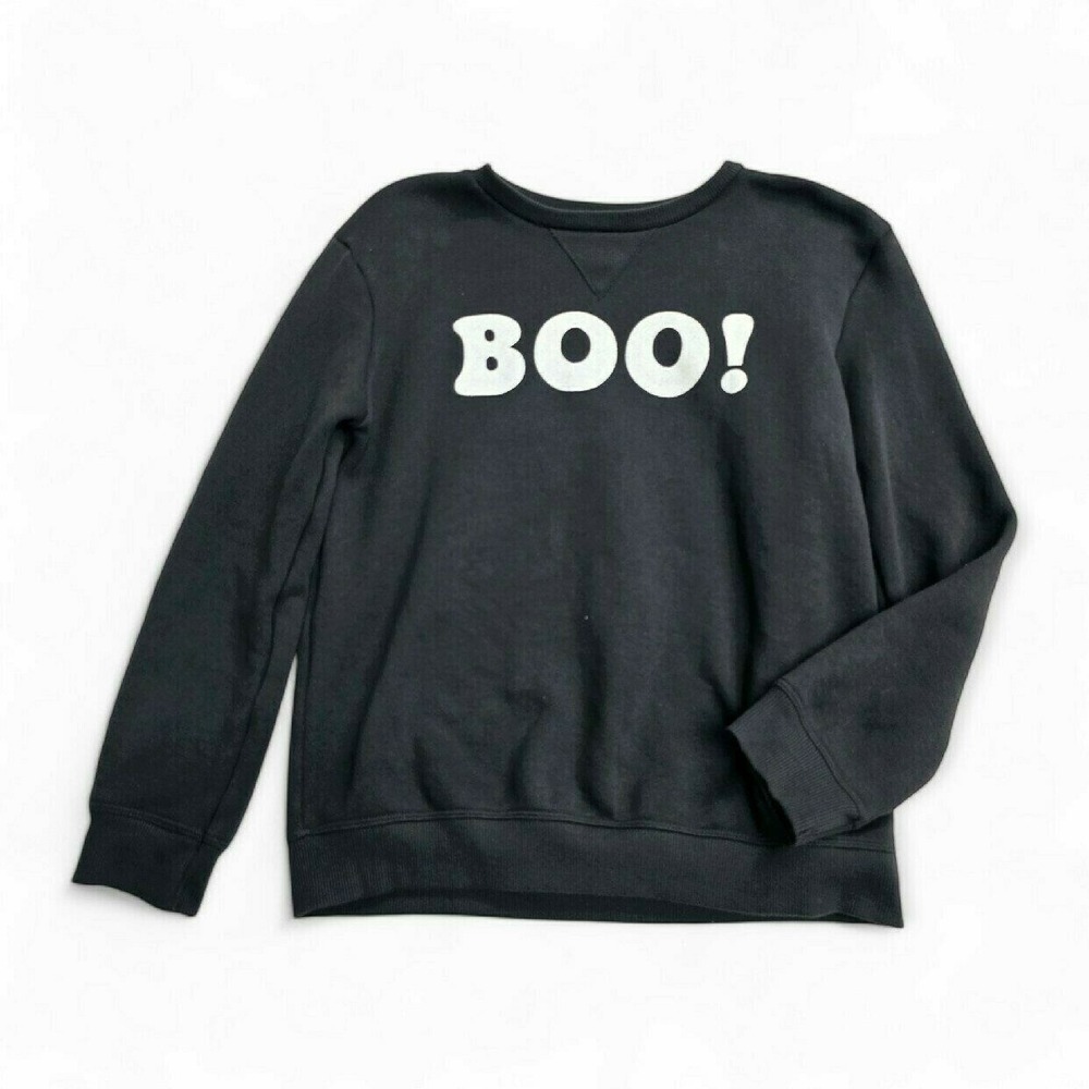 Little Co. Boo! Sweater | 8 Year Halloween Graphic Fall